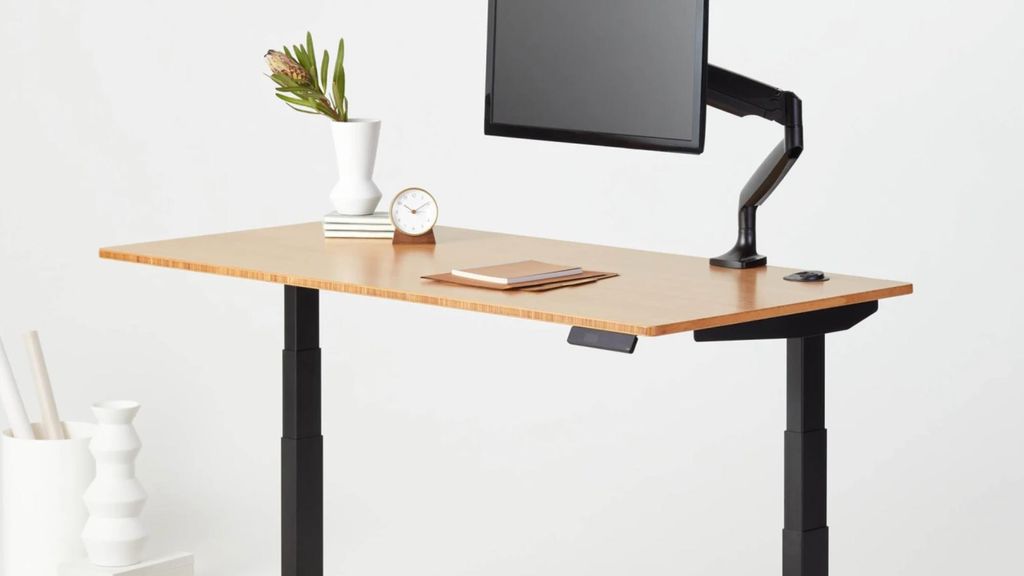 Fully Jarvis Bamboo standing desk review Tom's Guide