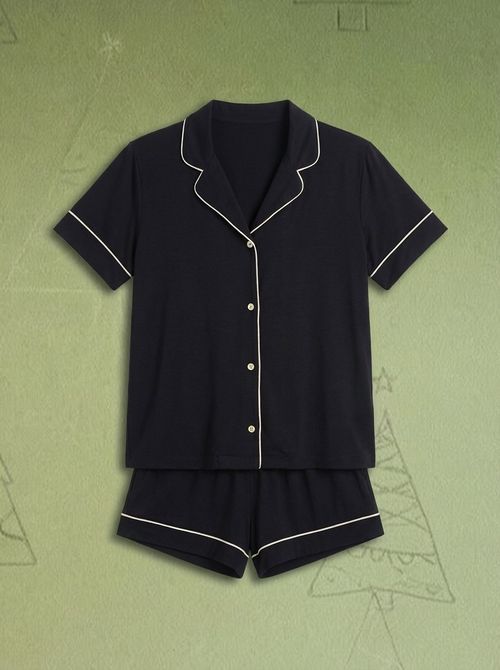 Modal Short Sleeve Pajama Set