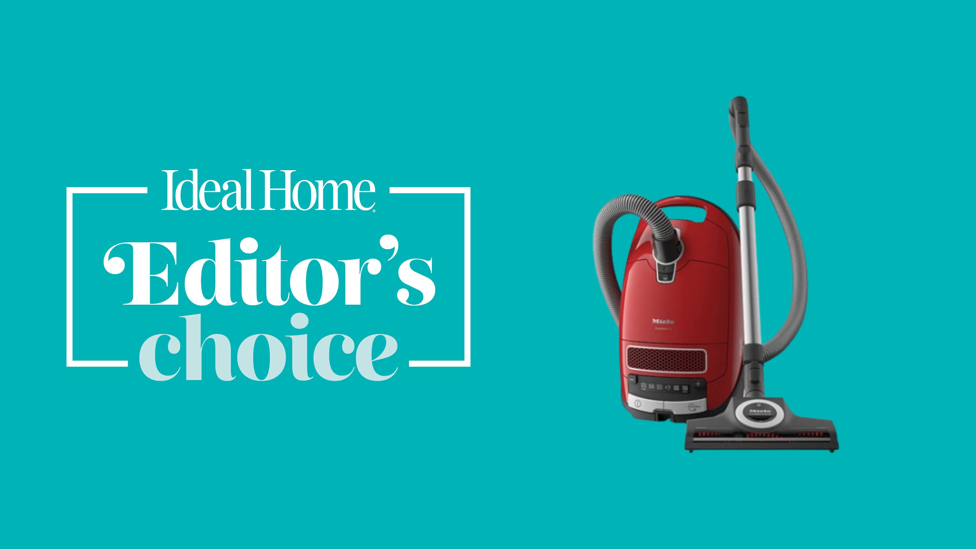 Miele Complete Cat and Dog vacuum on blue background