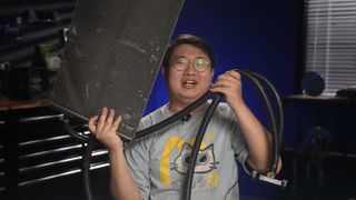 Geekerwan tests AMD Threadripper Pro 9995WX cooled by a BMW M4 radiator and pump