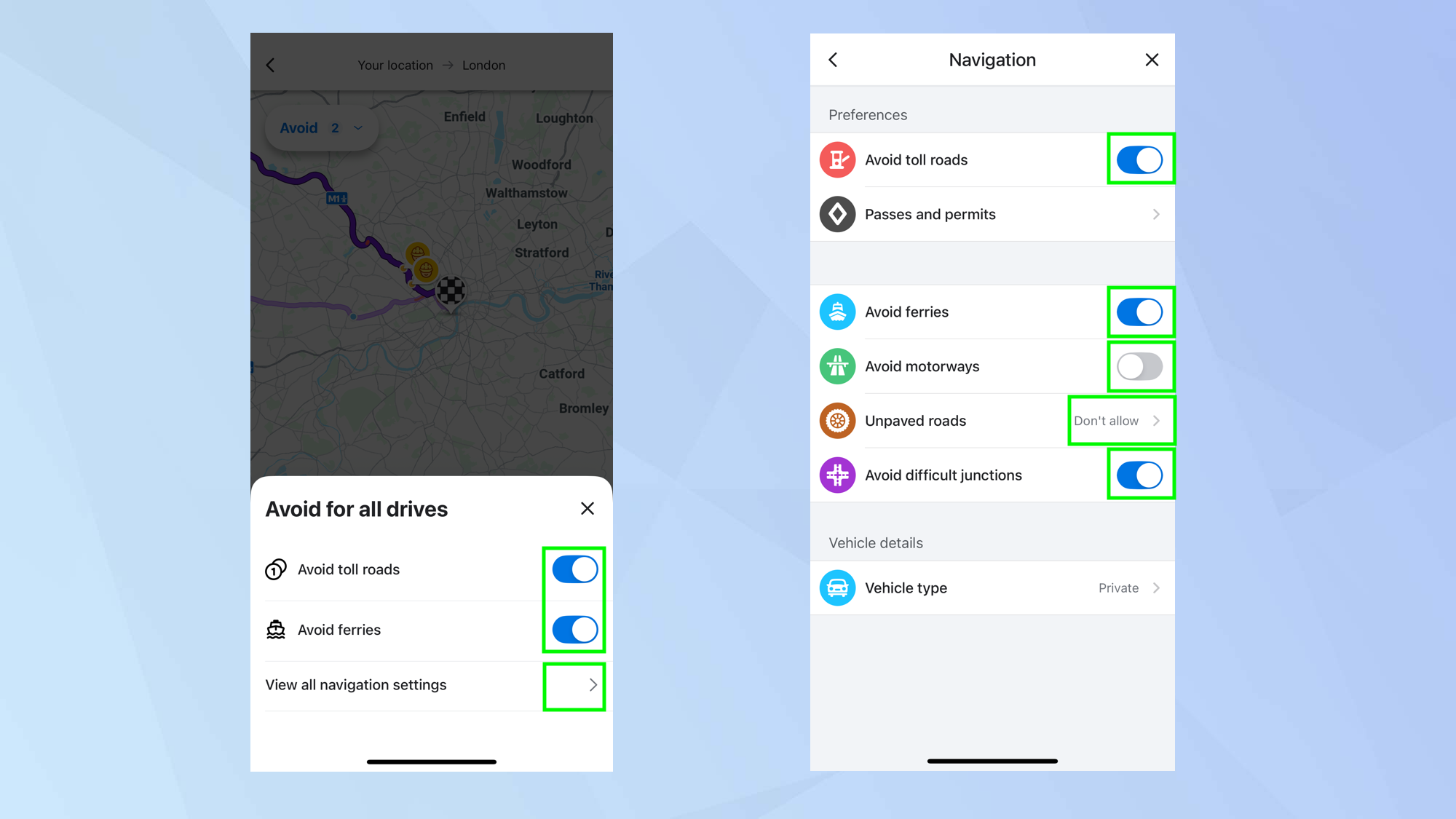How to avoid tolls, ferries, freeways and more with Waze