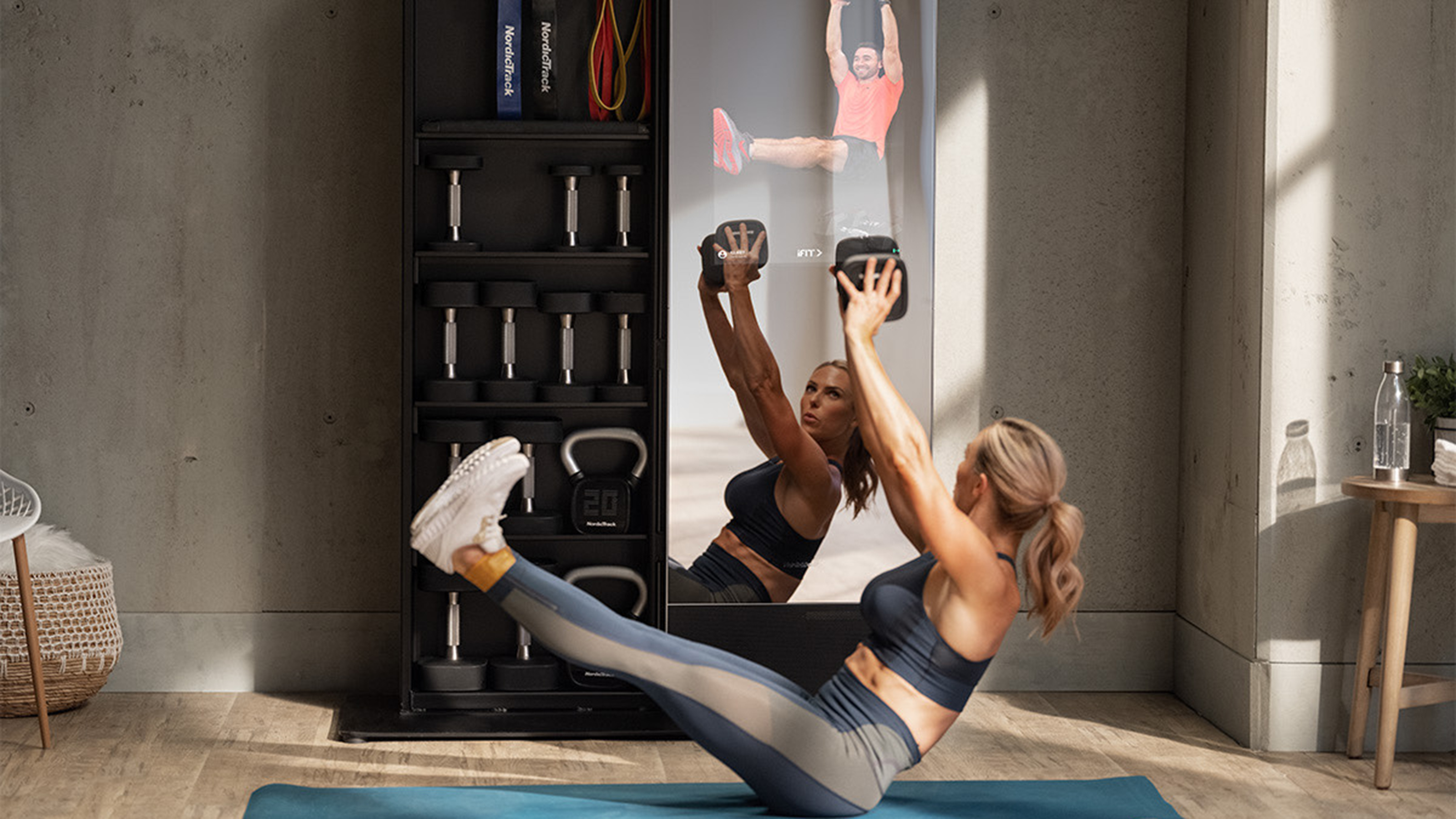 How to hang garage gym mirrors 