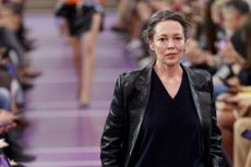 Olivia Colman on the Miu Miu S/S 2027 runway