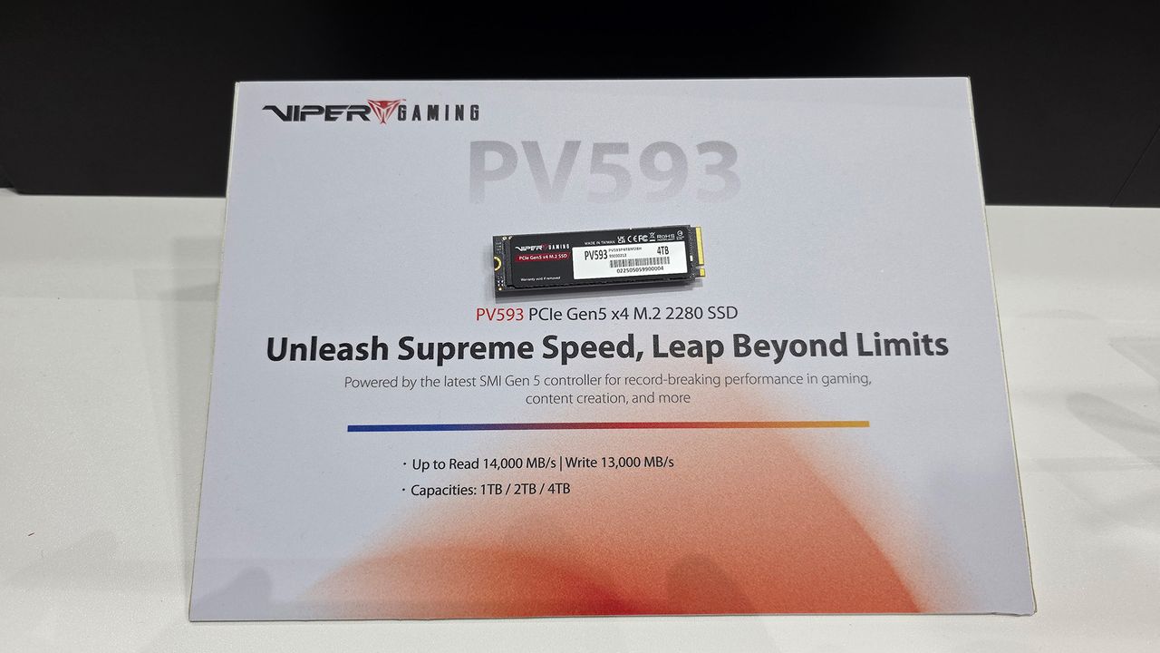 Patriot PV593 PCIe 5.0 SSD