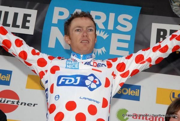 R&eacute;mi Pauriol (FDJ) is the new mountains classification leader at Paris-Nice.