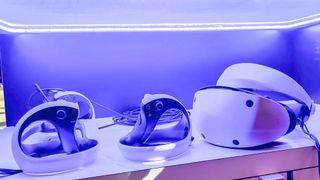 The PS VR 2 at CES 2023.