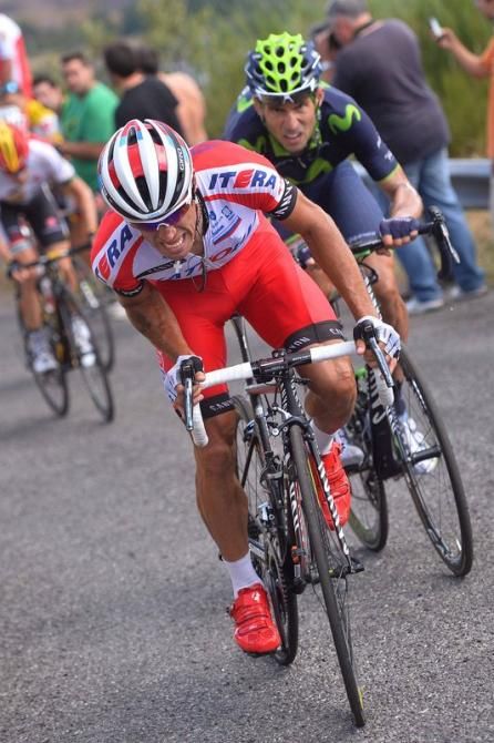 Alexandr Kolobnev (Katusha) digging deep