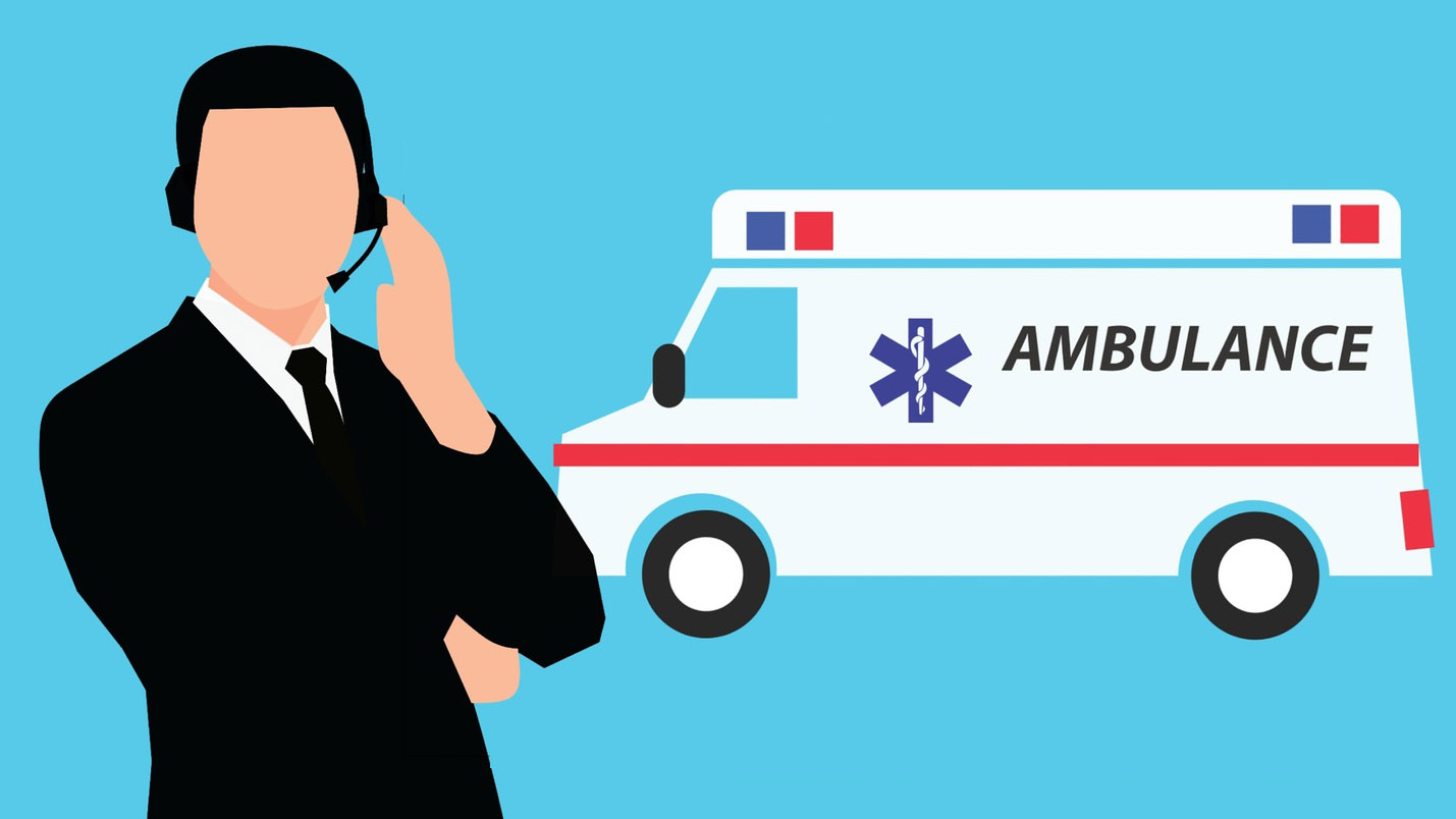 Image of an ambulance.