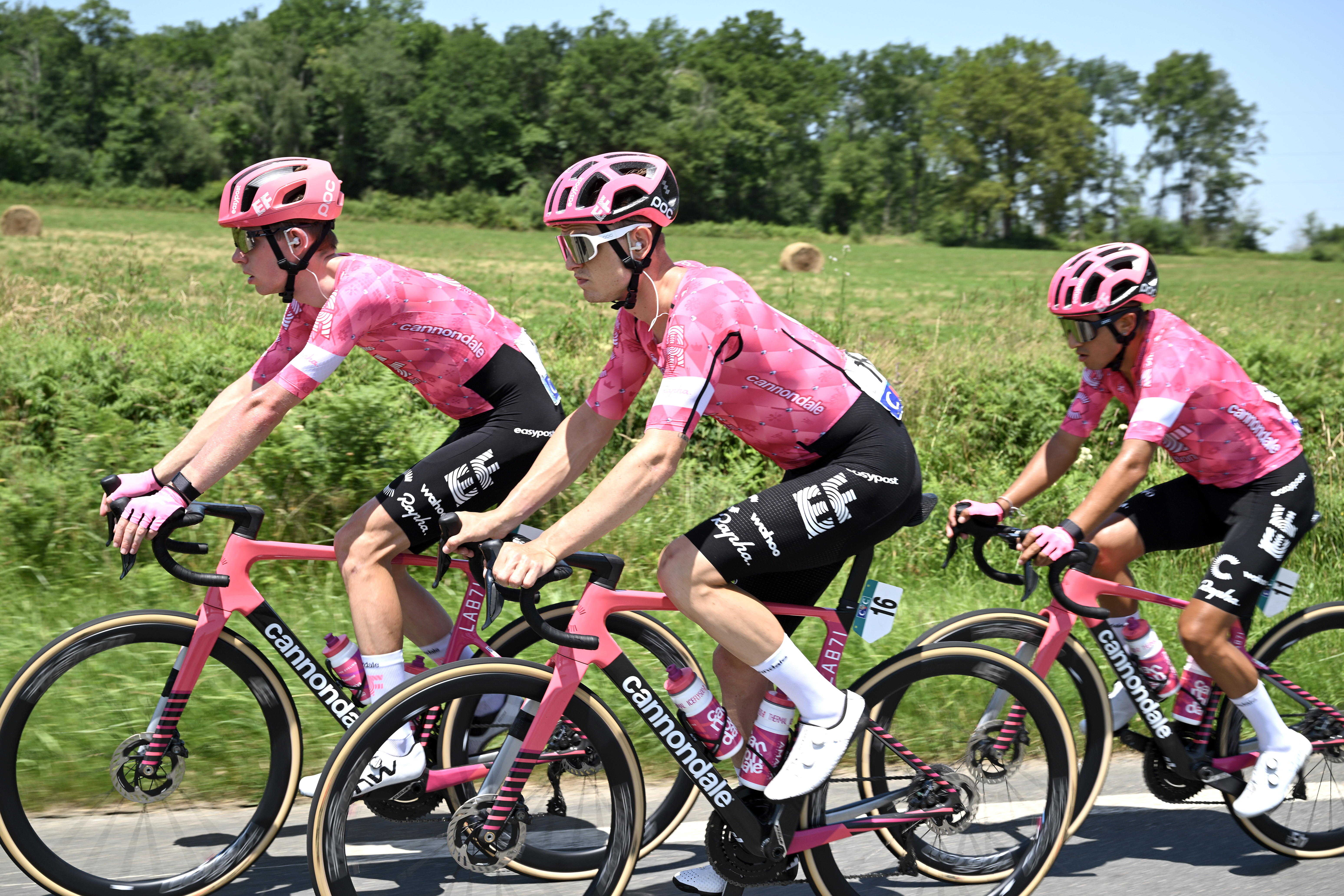 EF riders at the La Route d'Occitanie