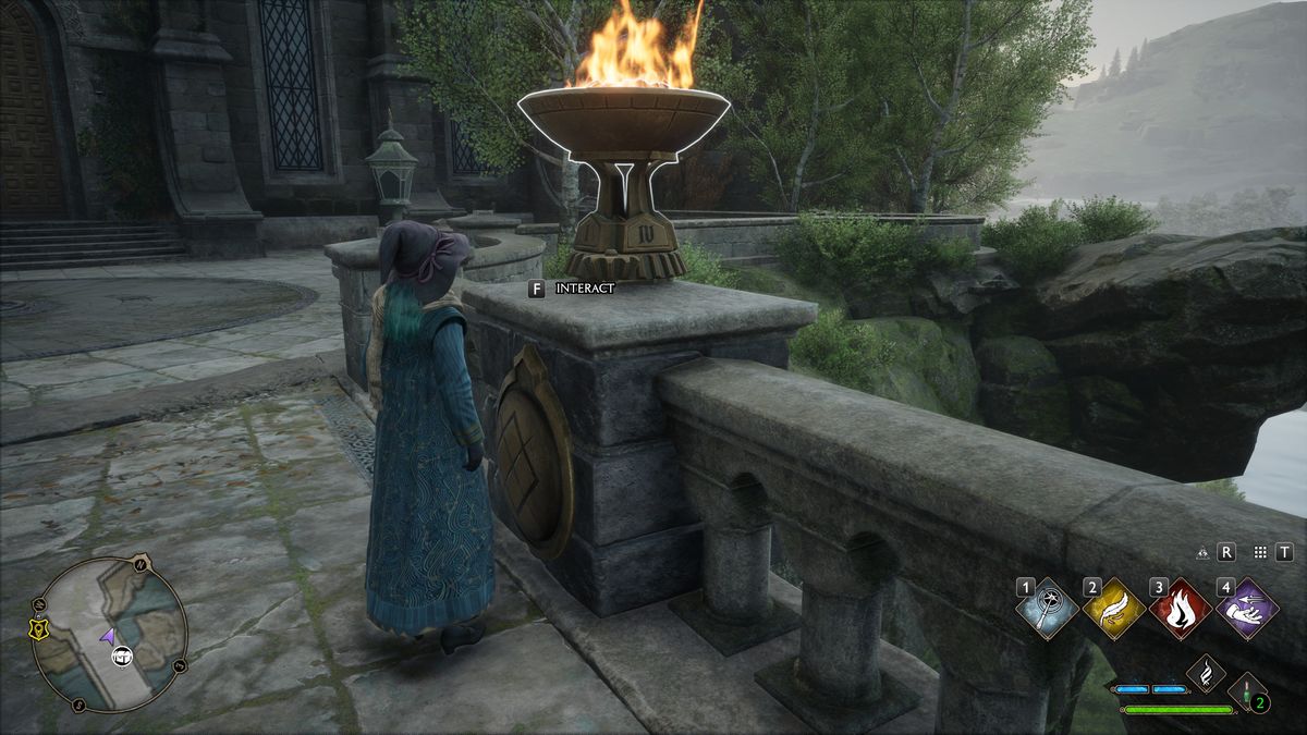 Hogwarts Legacy torch puzzle
