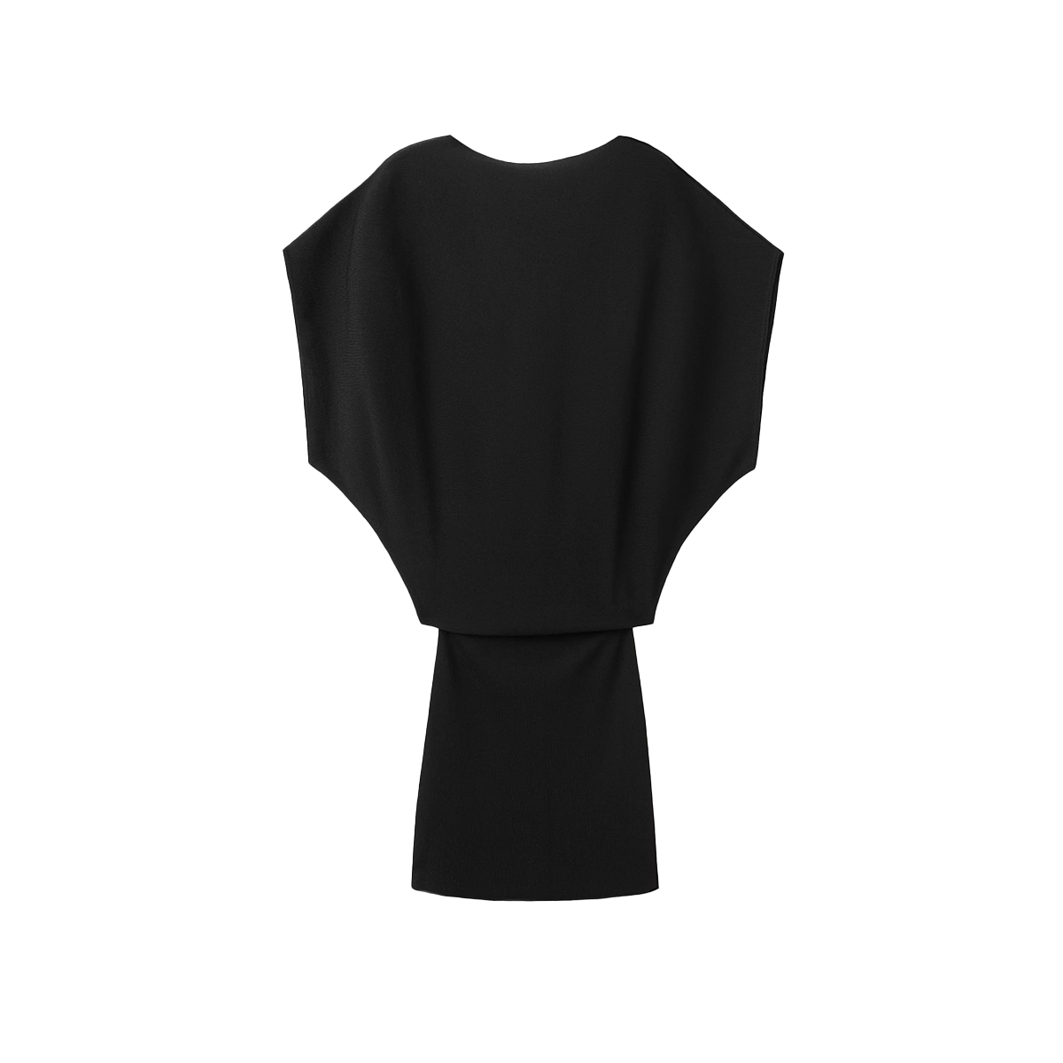 MANGO, Fitted Knit Dress With Open Back