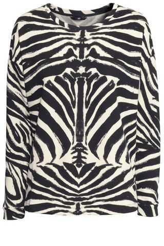 H&M Zebra Print Sweatshirt, £14.99