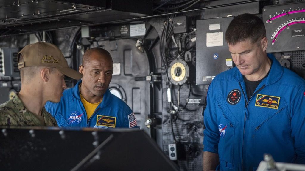 Artemis 2 moon astronauts train with US Navy for Orion splashdown Space