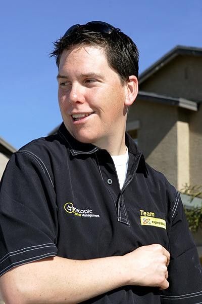 Scott Gerrie team director for the Expresscopy.com women's pro cycling team.