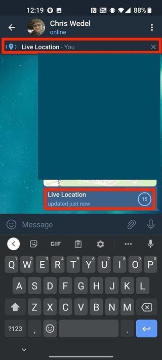 How To Stop Sharing Live Location Telegram 1