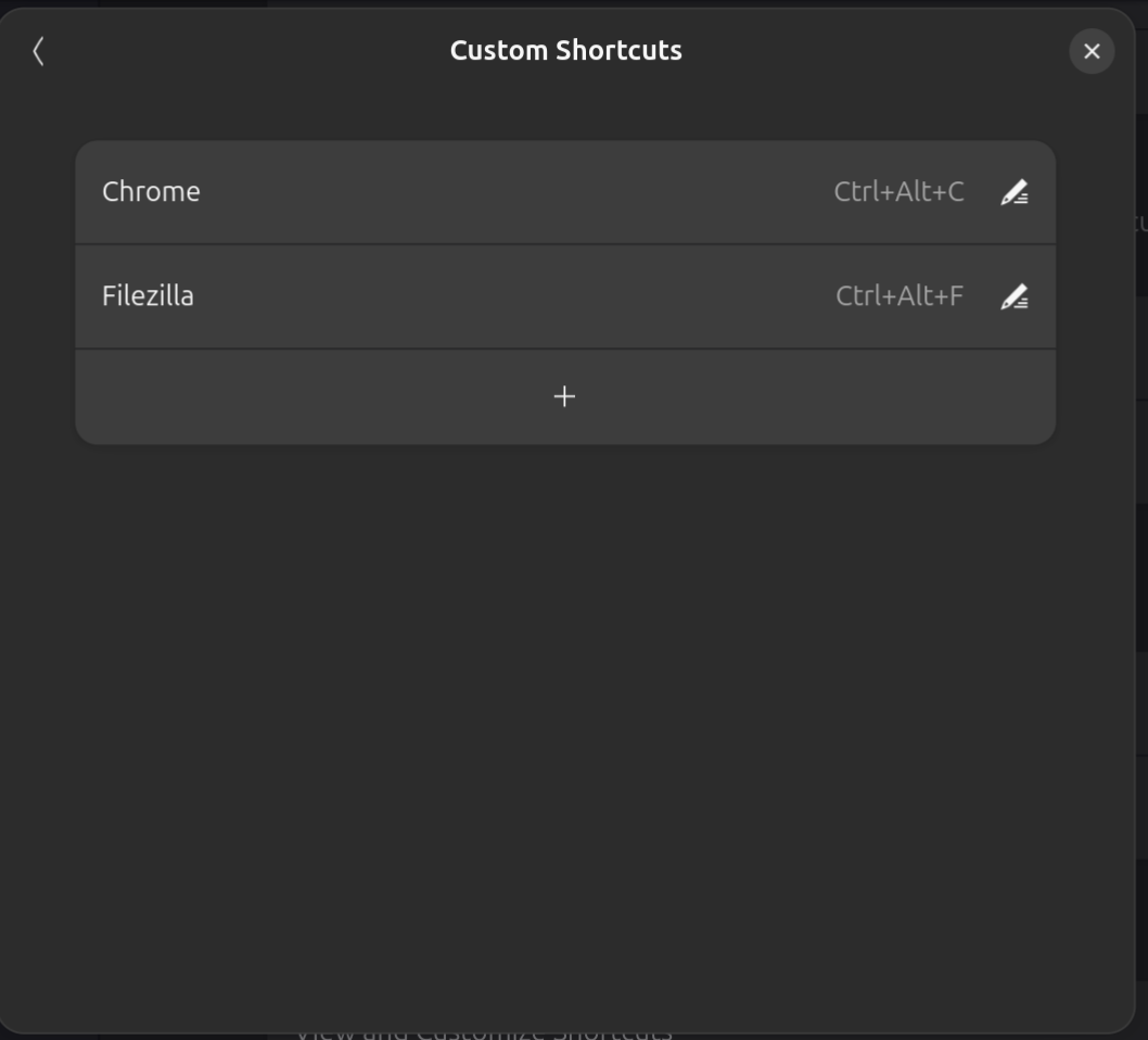 Click +
