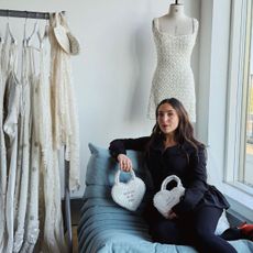 designer clio peppiatt in her london studio