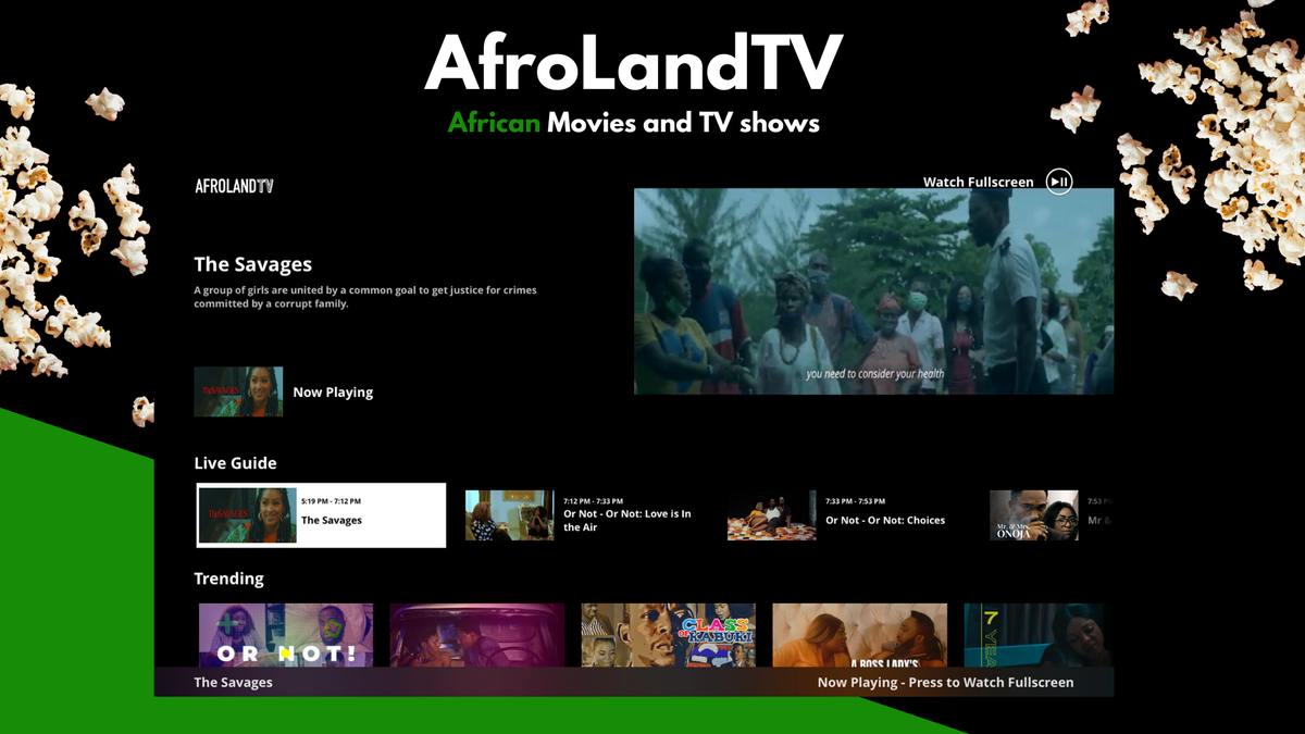 AfroLandTV x1 Flex Comcast