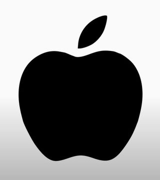The Apple logo without the bite