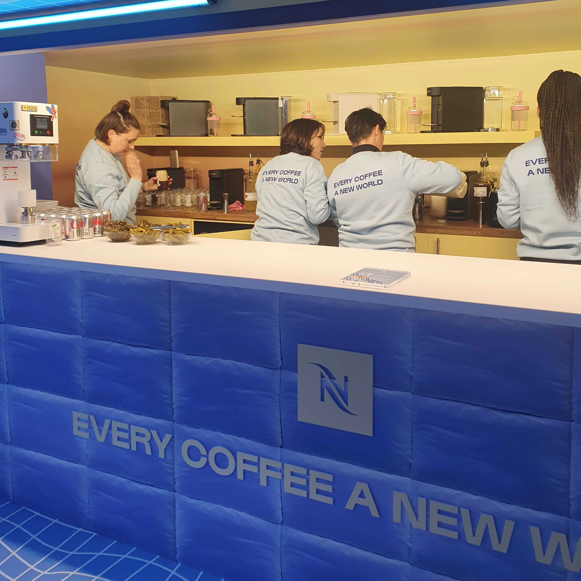 At the Vertuo Up pop up