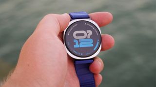 The battery life widget on the Samsung Galaxy Watch 8.