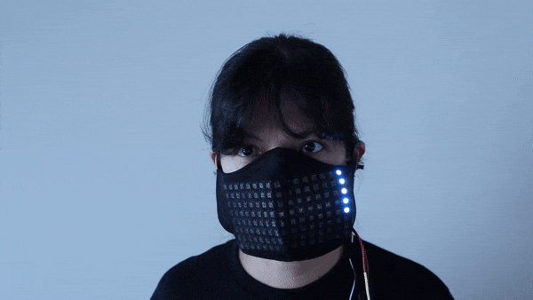 Raspberry Pi Scrolling Text Face Mask