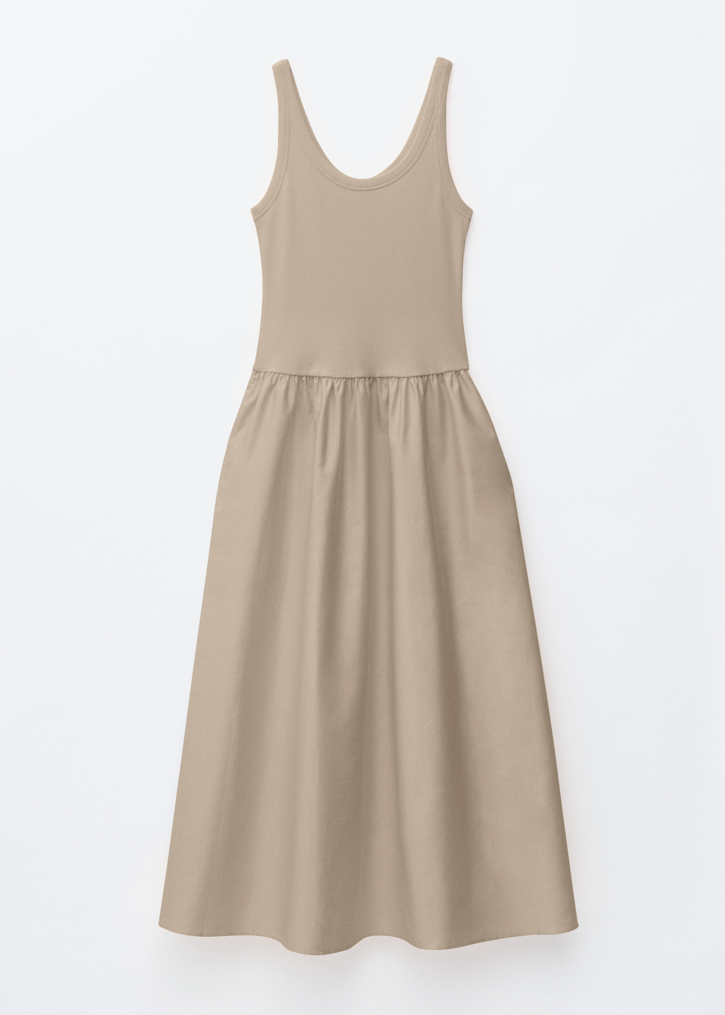 Tank Midi Dress - Beige
