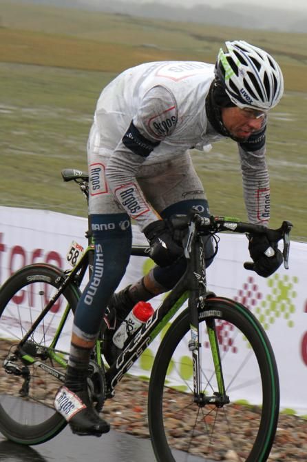 Georg Preidler (Argos-Shimano) on the VAM ascent.