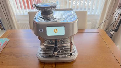 Review images showing the Sage The Oracle Dual Boiler coffee machine