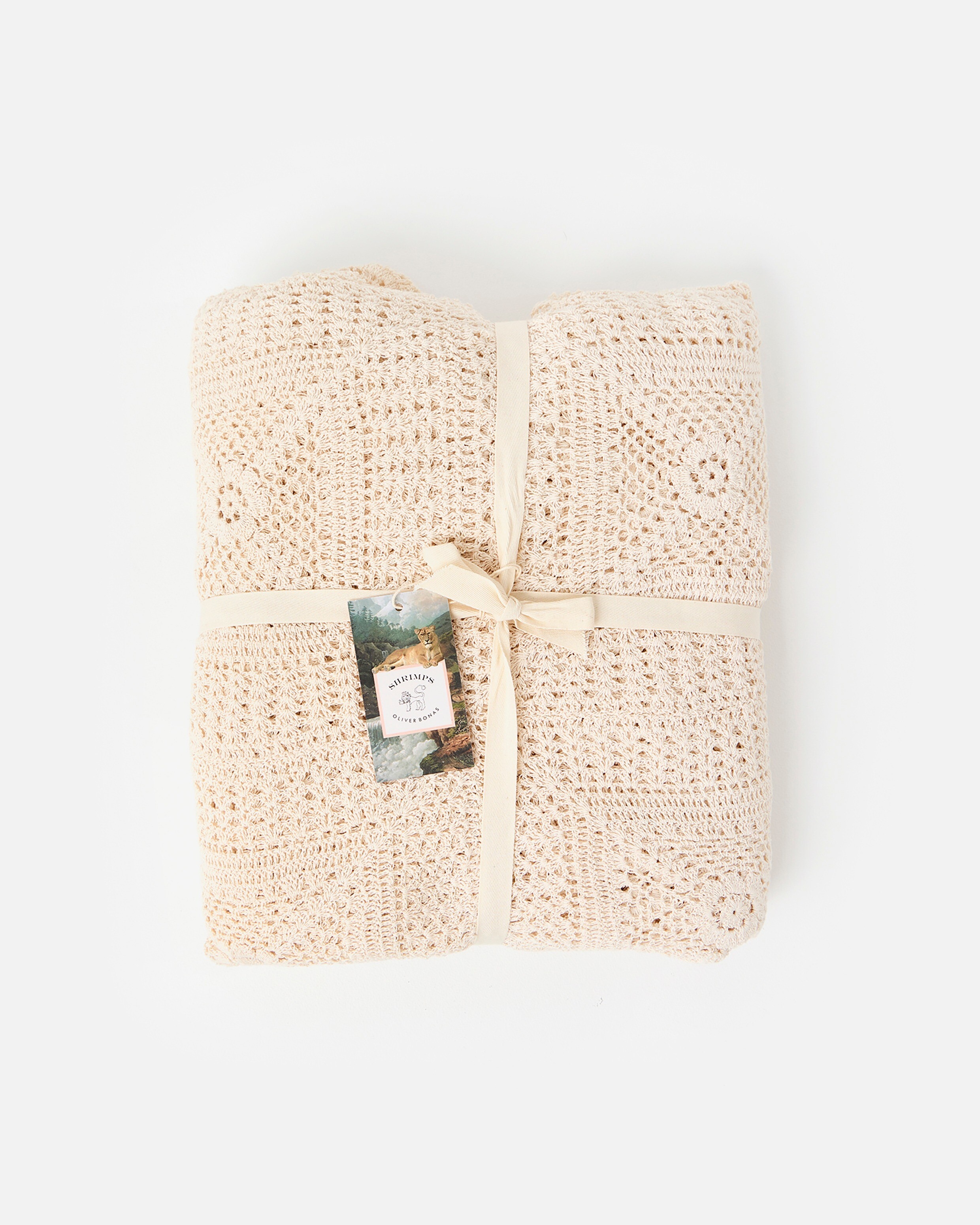 Shrimps X Oliver Bonas Crochet Tablecloth | Oliver Bonas