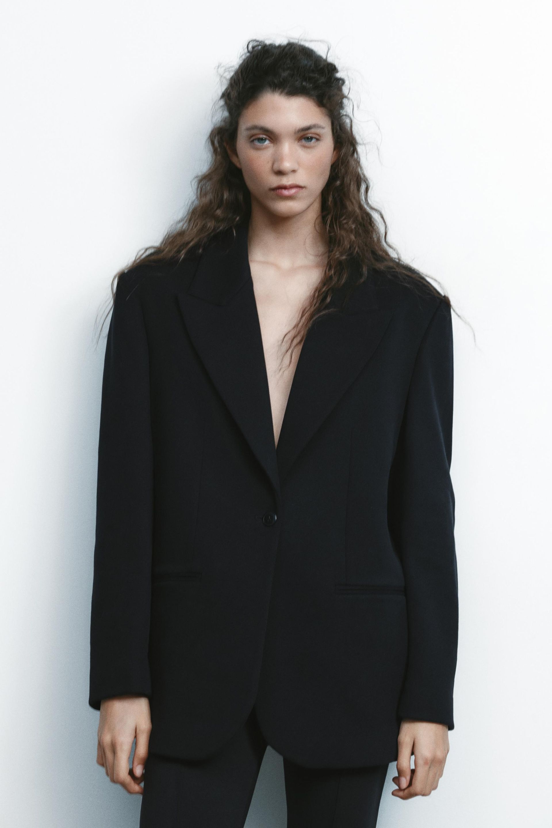Oversize Fleece Blazer