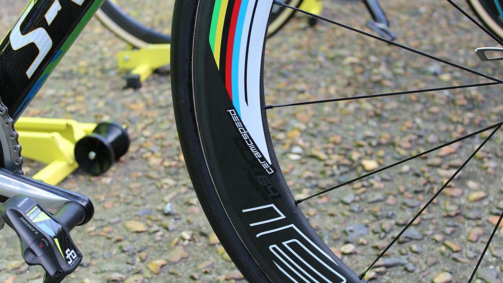 Roval CLX60 wheels for aero benefit in the fast opening hours