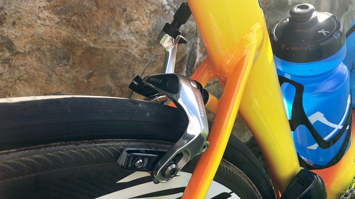 The bike also runs brakes from the SRAM Red line-up