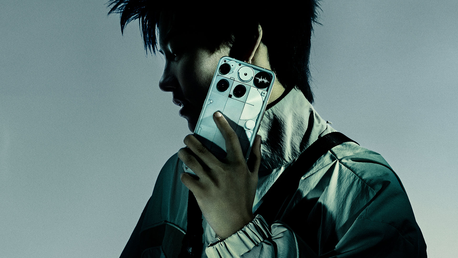 Nothing Phone (3) press image showing man holding the device to his ear