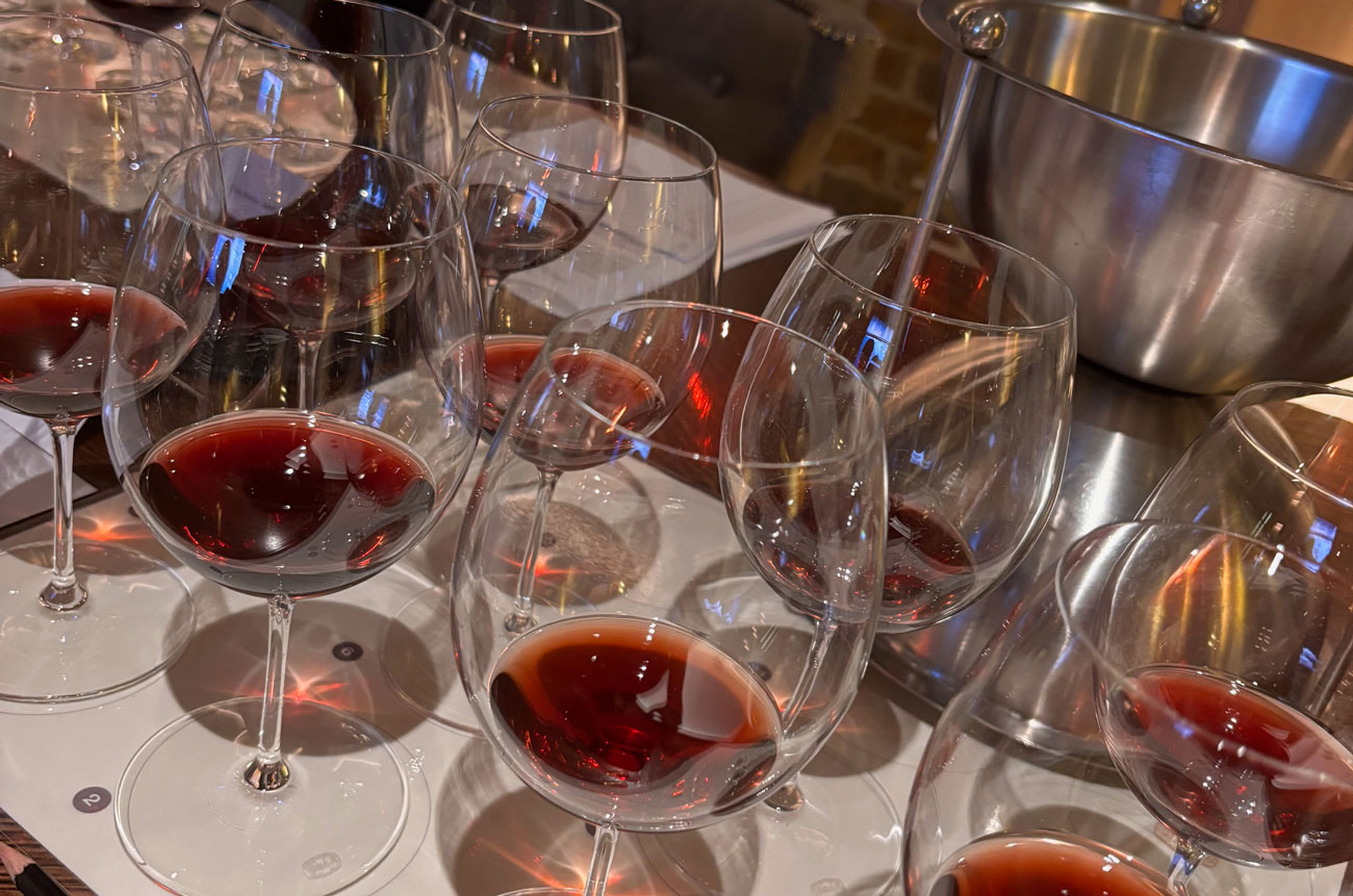 Blind tasting at the South Africa New Wave: 10 Years On event