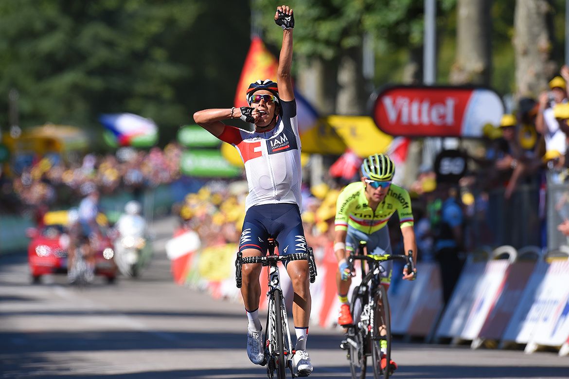 Jarlinson Pantano (IAM Cycling) wins stage 15 of the Tour de France