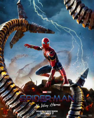 The Spider-Man: No Way Home movie poster.