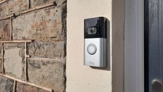 ring video doorbell 3 mounted on wall