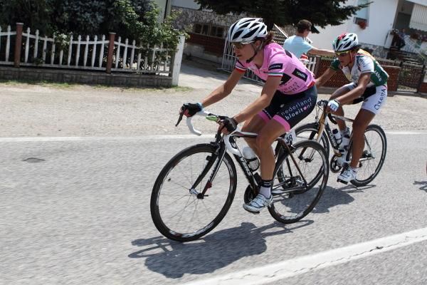 Race leader, Marianne Vos (Nederland Bloeit)