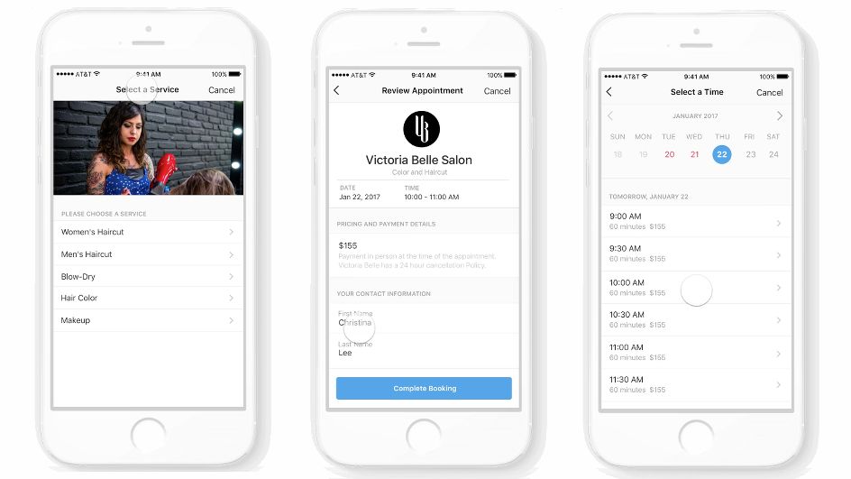 You can now book a fabulous haircut directly through Instagram