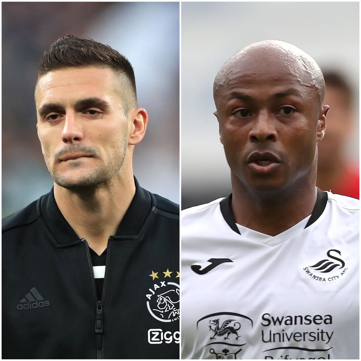 Nicolas Tagliafico and Andre Ayew