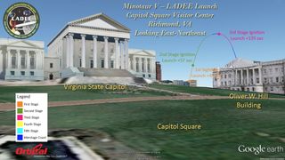 Potential View of LADEE Launch from Virginia State Capitol