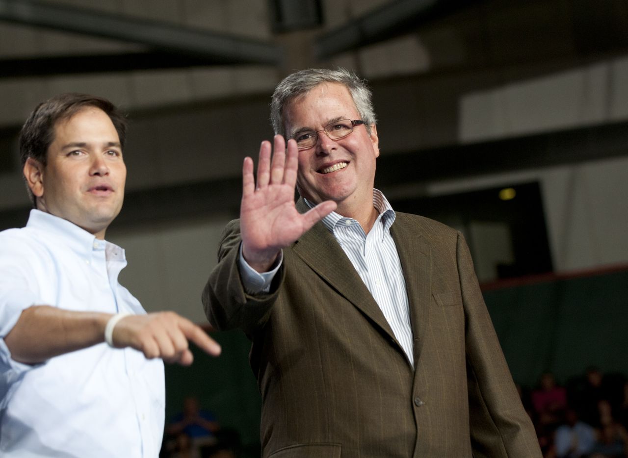 Marco Rubio, Jeb Bush