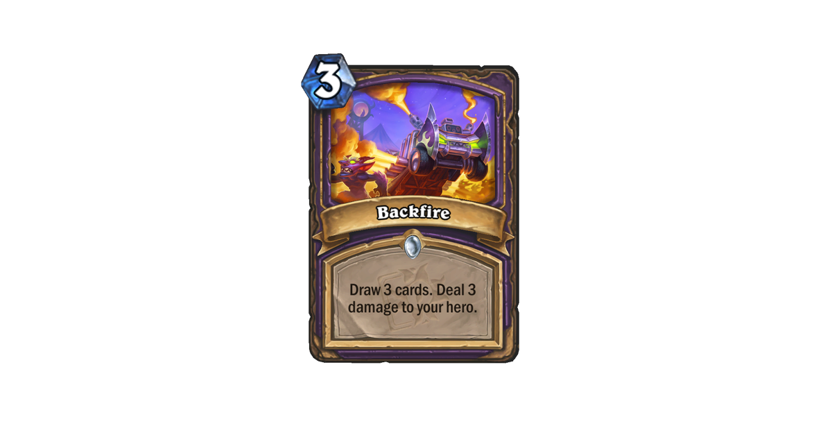 A card from the Darkmoon Races mini-set