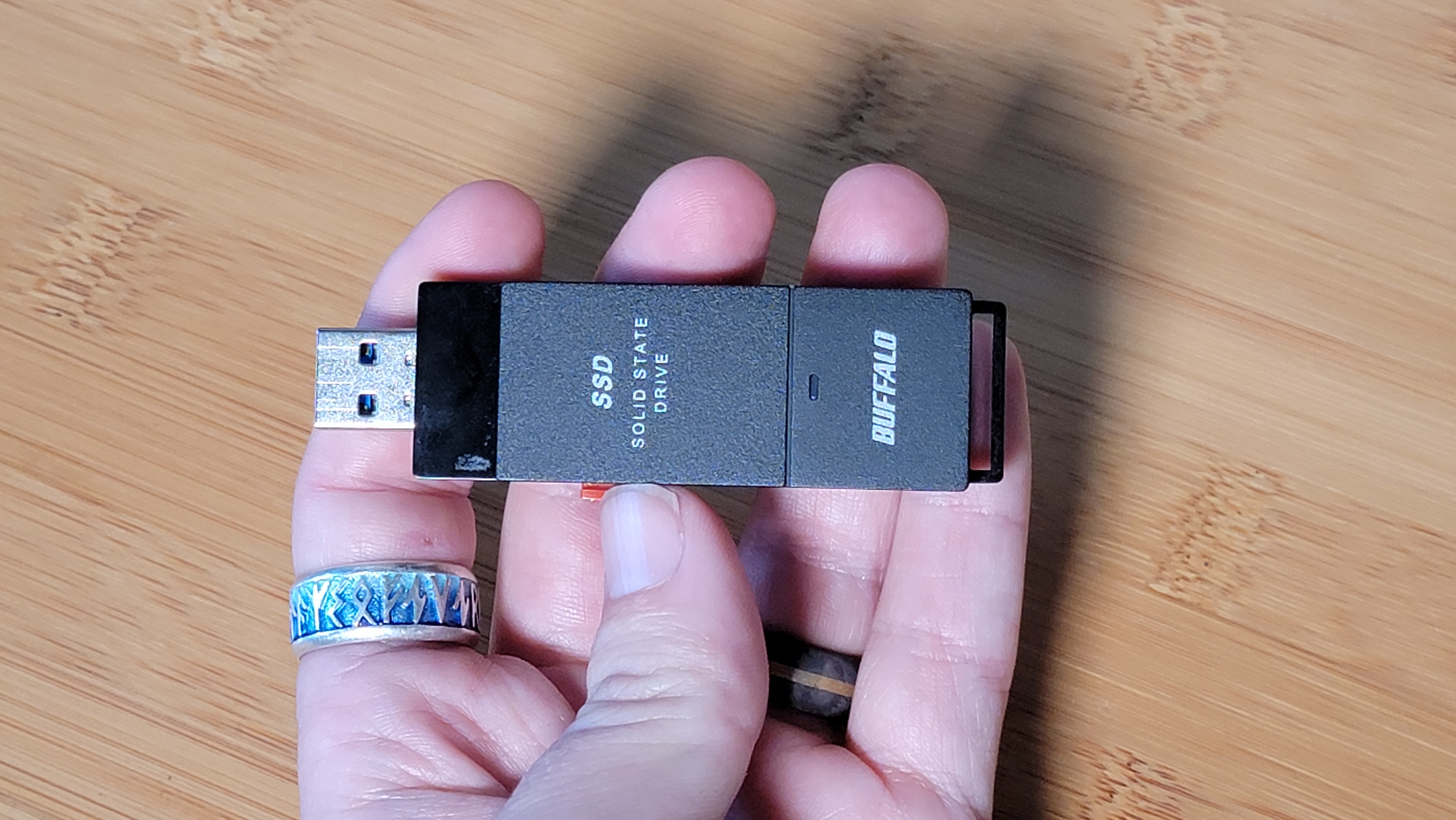 Best High Capacity Flash Drive: Buffalo SSD-PUT (2TB)