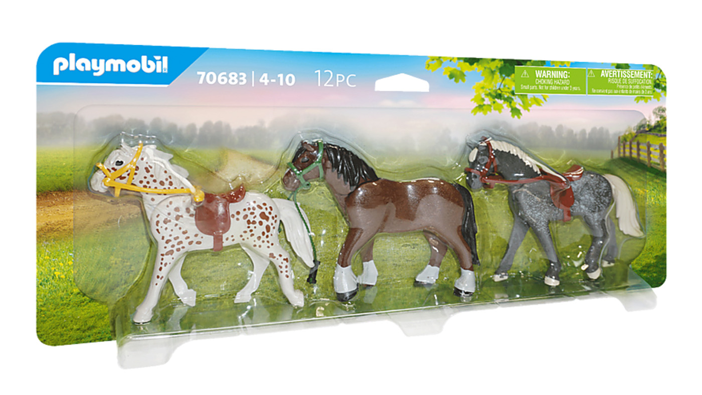 Playmobil Three Horses set
