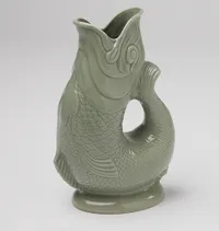 Green Ceramic Gluggle Jug Extra Large | £35 at Oliver Bonas