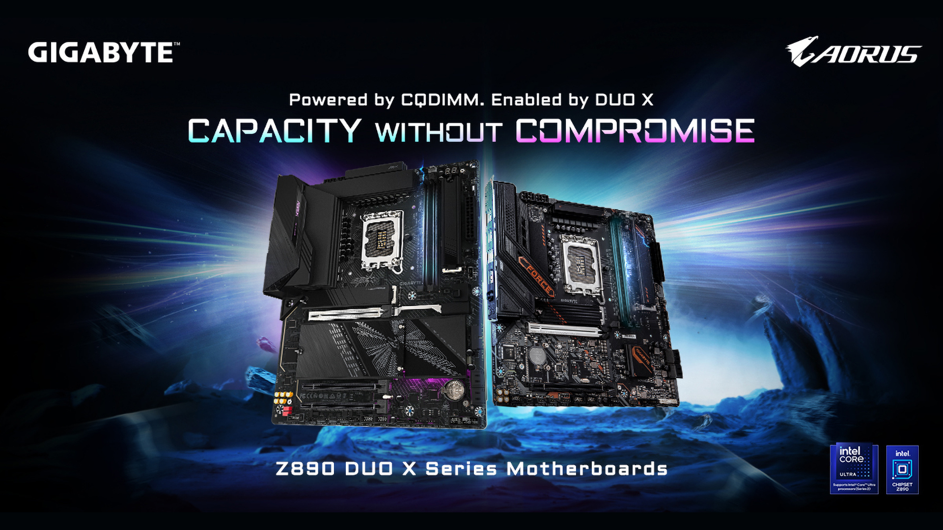 New Gigabyte z890 motherboards feature advanced memory modes from Intel