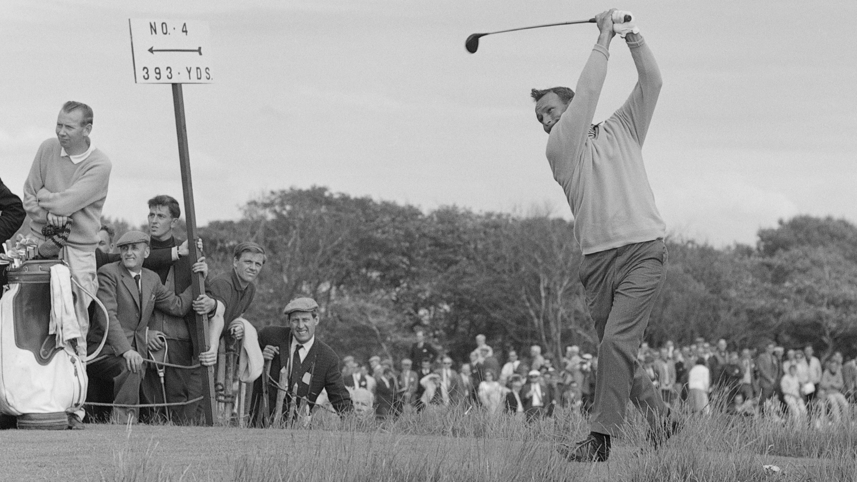 Arnold Palmer driving