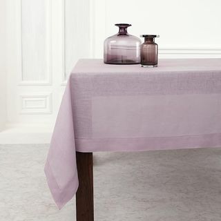 Solino Home Lilac Linen Tablecloth